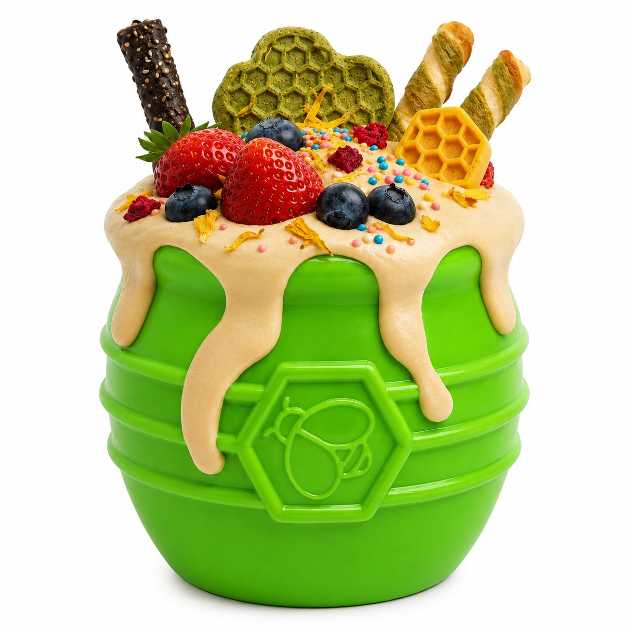 Get Honey Pot Durable PUP-X Rubber Enrichment Toy at Sodapup