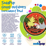Great Outdoors Design eBowl Enrichment Slow Feeder Bowl for Dogs - SodaPup/True Dogs, LLC