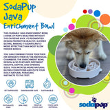 Java Design eBowl Enrichment Slow Feeder Bowl for Dogs - SodaPup/True Dogs, LLC