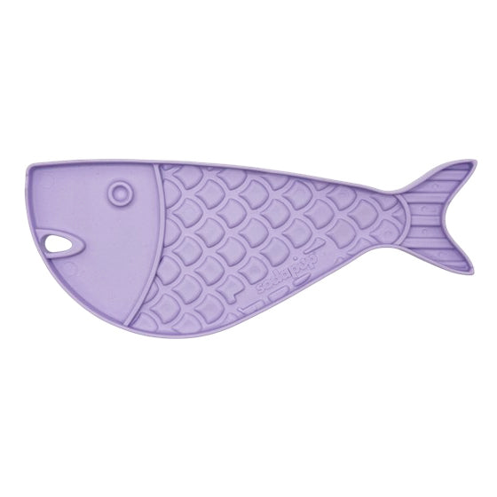 キャットフード ku-fu-Mama SodaPup Goldfish eMat Cat Lick Mat | Fish-Shaped Enrichment Feeder