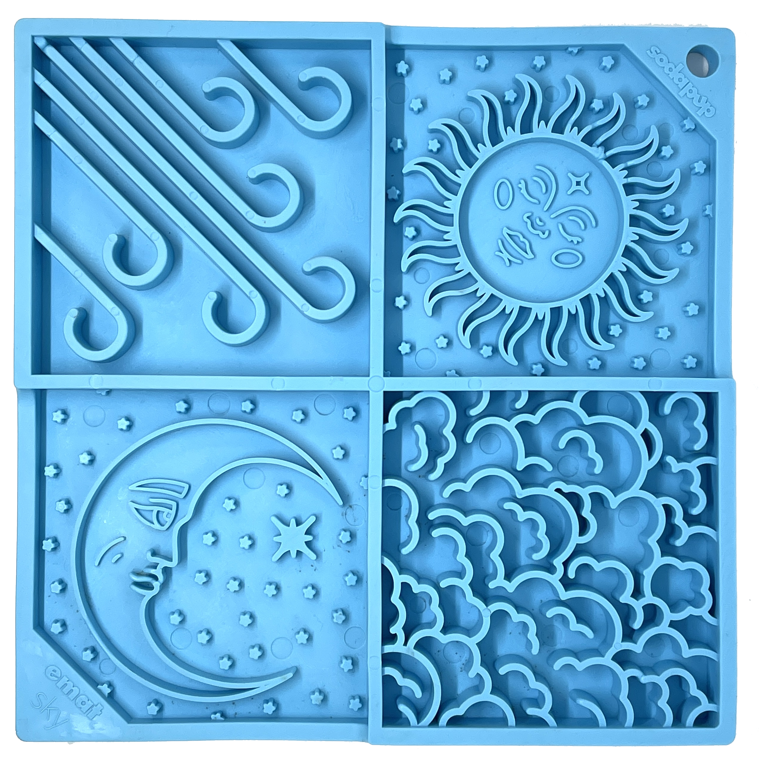 Sky eMat - Enrichment Lick Mat for Dogs and Cats | Celestial