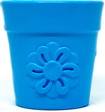 Large Flower Pot Durable PUP-X Rubber Treat Dispenser & Enrichment Toy