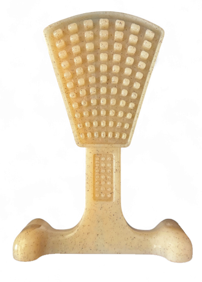 Natural SodaPup Waffle Tower nylon chew and enrichment toy