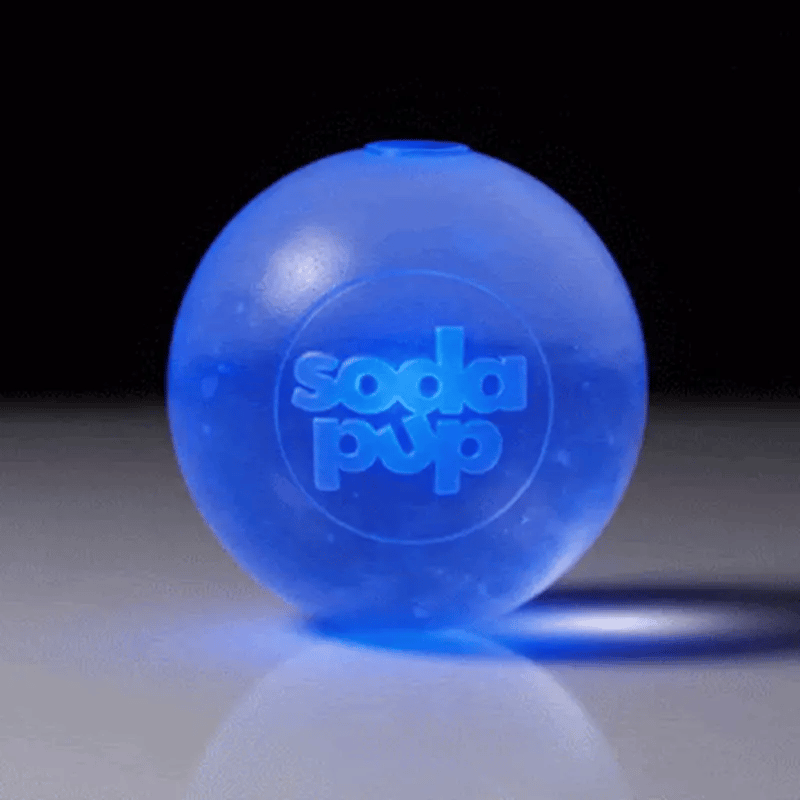 Strobe Ball Light-Up Dog Toy - Durable Floating Chew Ball | Made in USA - SodaPup/True Dogs, LLC