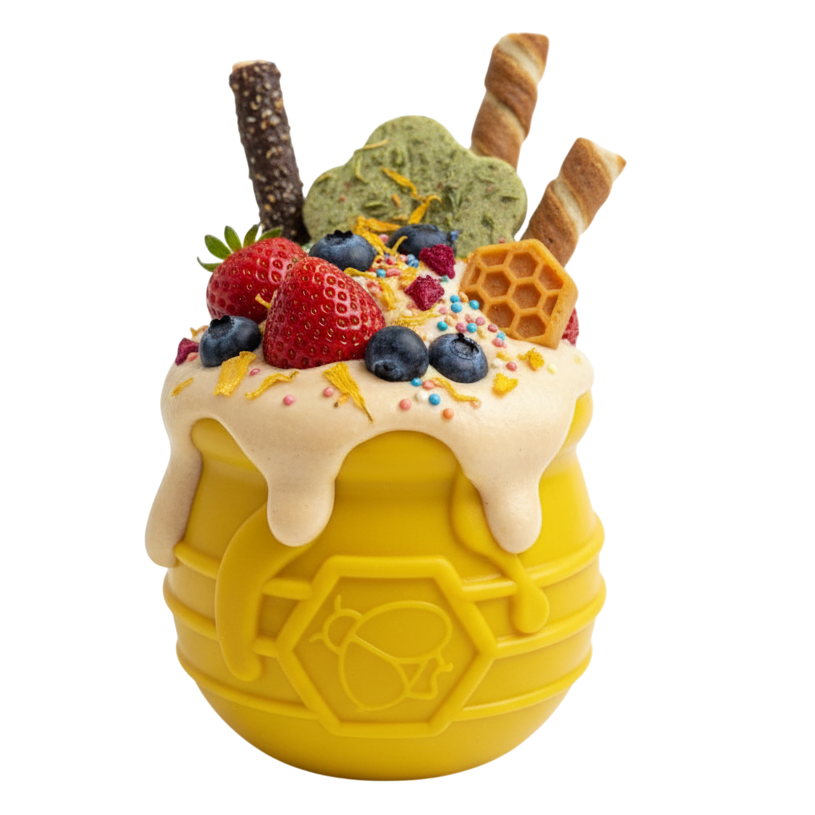 Get Honey Pot Durable PUP-X Rubber Enrichment Toy at Sodapup Get Honey Pot Durable PUP-X Rubber Enrichment Toy at Sodapup