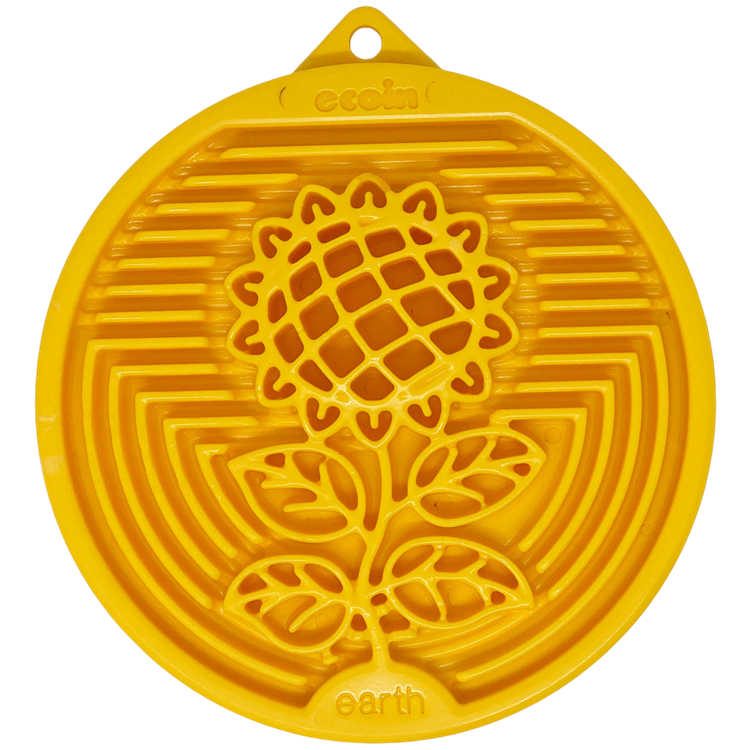 Earth eCoin Nylon Lick Mat for Dogs | USA Made Enrichment Toy