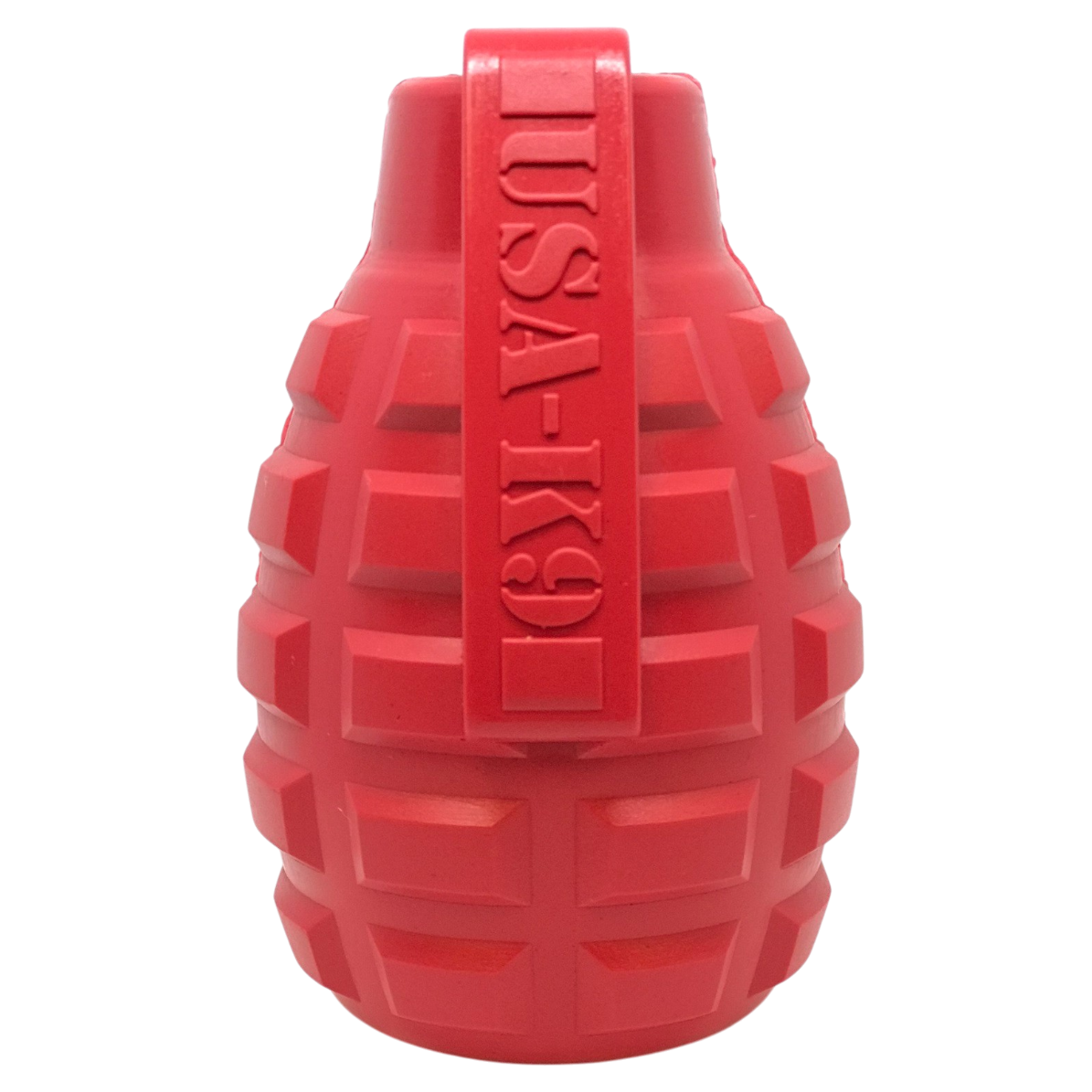 USA-K9 Grenade eDispenser Durable Rubber Chew Toy Treat