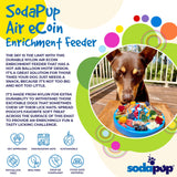 NEW! "Air" nylon eCoin durable enrichment snacking coin - SodaPup/True Dogs, LLC