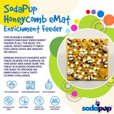 Honeycomb Design Emat Enrichment Lick Mat - SodaPup/True Dogs, LLC