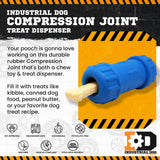 ID Bone Durable Rubber Chew Toy and Treat Dispenser - Medium - Blue - SodaPup/True Dogs, LLC