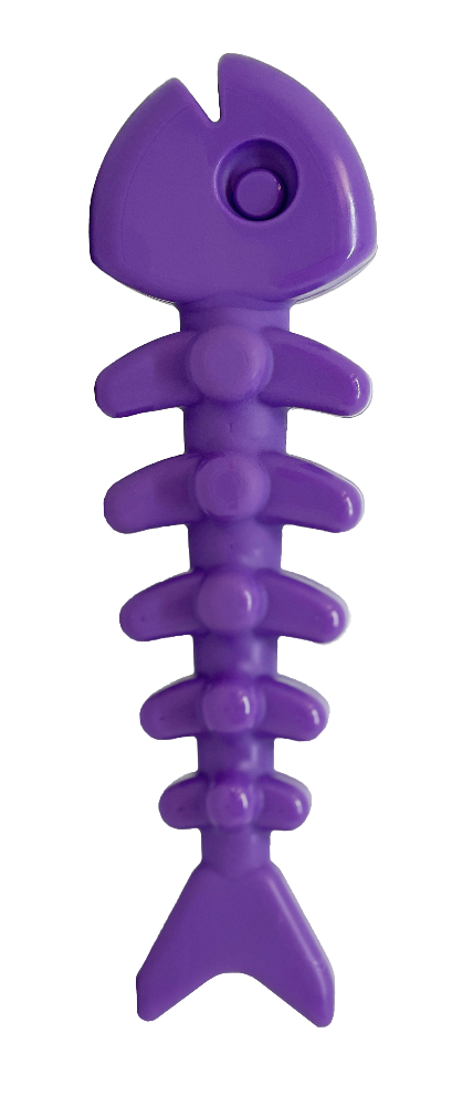 SodaPup Fish Bone Nylon Dog Toy Aggressive Chewers | USA Made