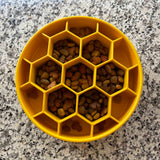 NEW! Honeycomb Design eBowl Enrichment Slow Feeder Bowl for Dogs - SodaPup/True Dogs, LLC