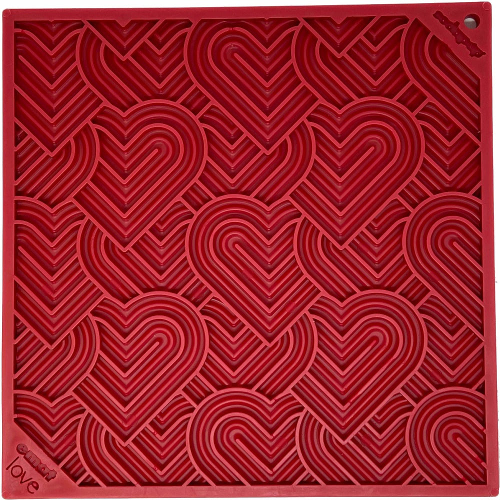 Plastic Lick Licky Mat with 4 Unique Patterns & Suction - Total Pet