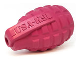 Grenade Rubber Dog Toy and Treat Dispenser 