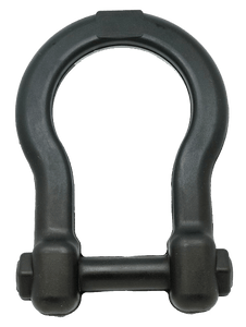ID Anchor Shackle Durable Rubber Tug Toy - Black - SodaPup/True Dogs, LLC