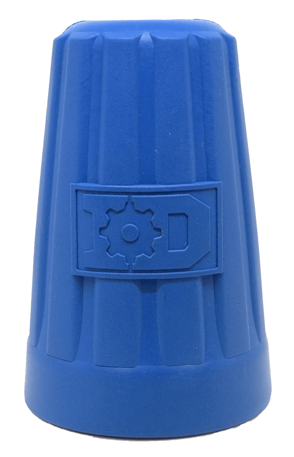 ID Wire Nut Durable Rubber Chew Toy & Treat Dispenser - Large - Blue - SodaPup/True Dogs, LLC