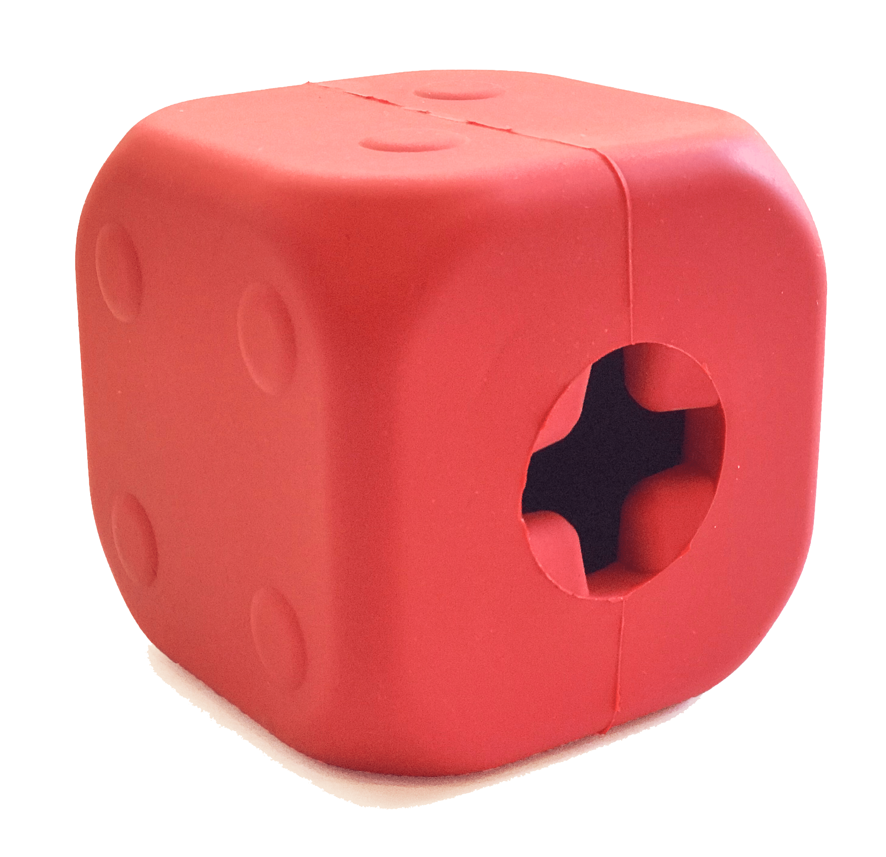 SP Retro Soda Can Durable Rubber Chew Toy and Treat Dispenser - Large - Red