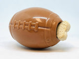 MKB Football Durable Synthetic Rubber Chew Toy and Treat Dispenser - Medium - Brown - SodaPup/True Dogs, LLC