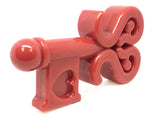 MKB Key to My Heart Ultra Durable Nylon Dog Chew Toy for Aggressive Chewers- Red - SodaPup/True Dogs, LLC