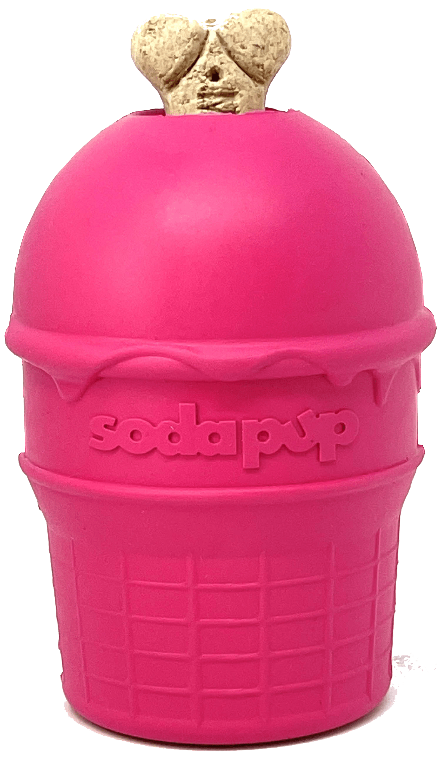 SodaPup Puppy Can Toy Medium Pink