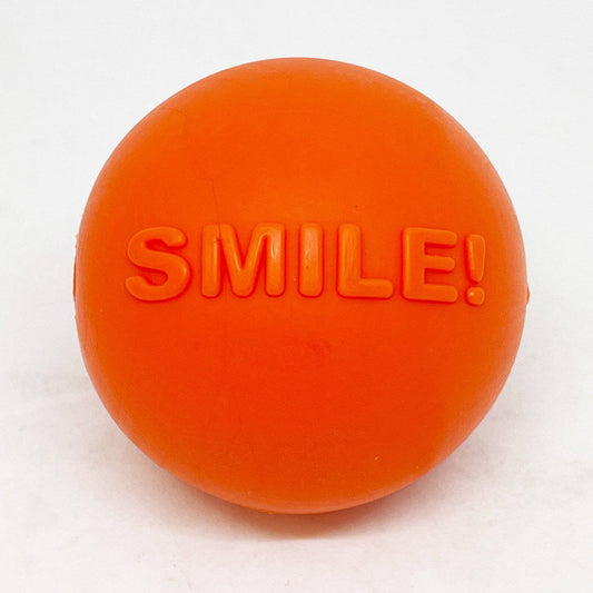 SodaPup Smile Ball Rubber Dog Chew Toy Heavy Chewers | Floating Fetch USA Made