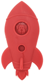 Spotnik Rocket Ship Ultra Durable Nylon Dog Chew Toy for Aggressive Chewers - Red - SodaPup/True Dogs, LLC
