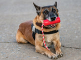 USA-K9 Firecracker Durable Rubber Floating Training Dummy - Large - Red - SodaPup/True Dogs, LLC