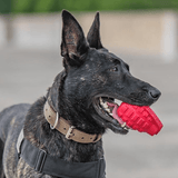 USA-K9 Grenade Durable Rubber Chew Toy & Treat Dispenser - Red - SodaPup/True Dogs, LLC