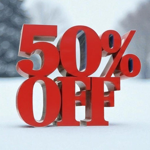 XMAS SAVINGS - 50% OFF