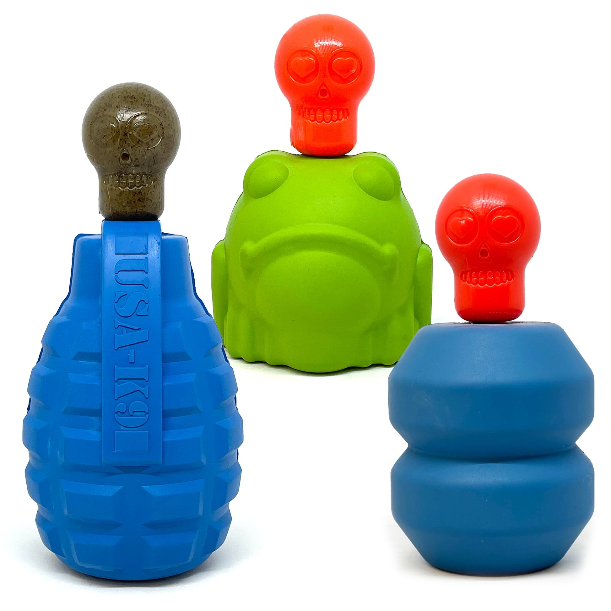 SodaPup Unstoppables Chewers Rubber Treat Dispensers 3 Pack