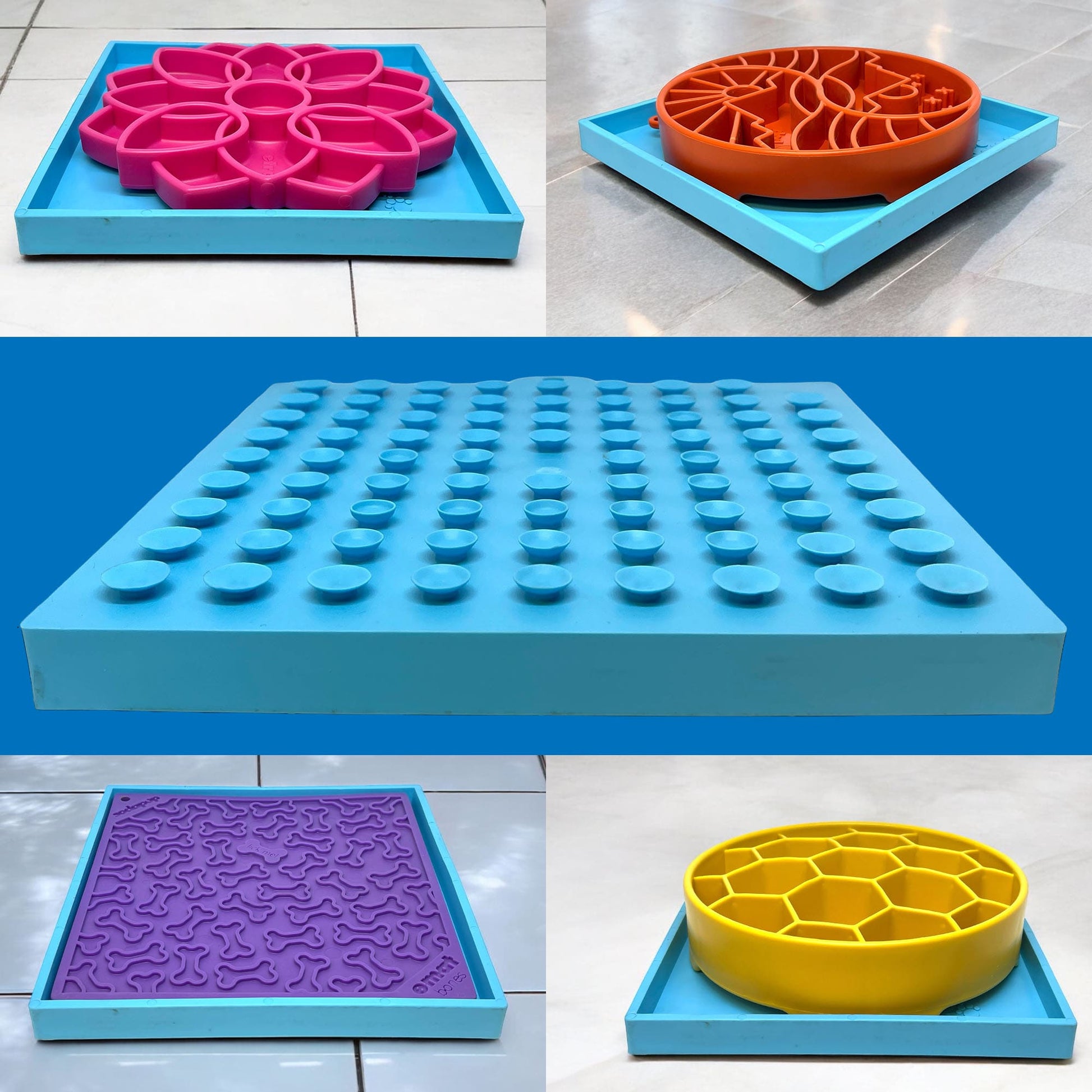 SodaPup Hold 'em Suction Cup Holder Dog Bowls & Lick Mats | USA Made