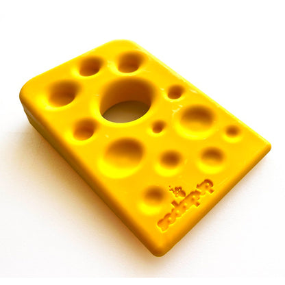 Swiss Cheese Wedge Nylon Dog Chew Toy for Aggressive Chewers | SodaPup - SodaPup/True Dogs, LLC
