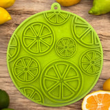 Citrus Design eMat Enrichment Lick Mat With Suction Cups - SodaPup/True Dogs, LLC