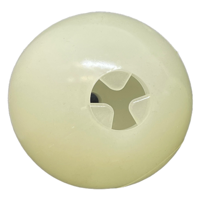 SodaPup 4" Glow-in-the-Dark Dog Ball Treat Dispenser & Water Toy | USA Made "4 PUP-X Dispensing Glow