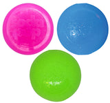 Glitter Ball  Dog Toy | Soft PUP-X Rubber Floating Fetch Ball with Treat Dispenser | USA Made - SodaPup/True Dogs, LLC