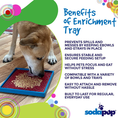 SodaPup Hold 'em Suction Cup Holder Dog Bowls & Lick Mats | USA Made