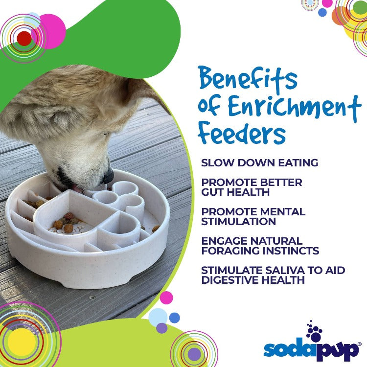 Java Coffee Slow Feeder Dog Bowl | Prevents Bloat | SodaPup USA