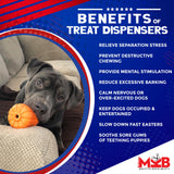 Jack O' Lantern eDispener Durable Rubber Chew Toy & Treat Dispenser