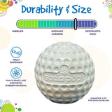 Golf Ball PUP-X Rubber Treat Dispenser & Enrichment Toy