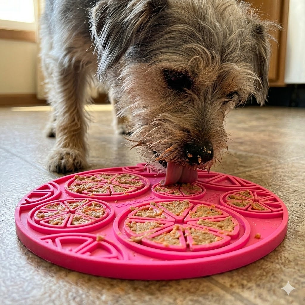 Citrus Design eMat - Enrichment Lick Mat For Dogs and Cats - with