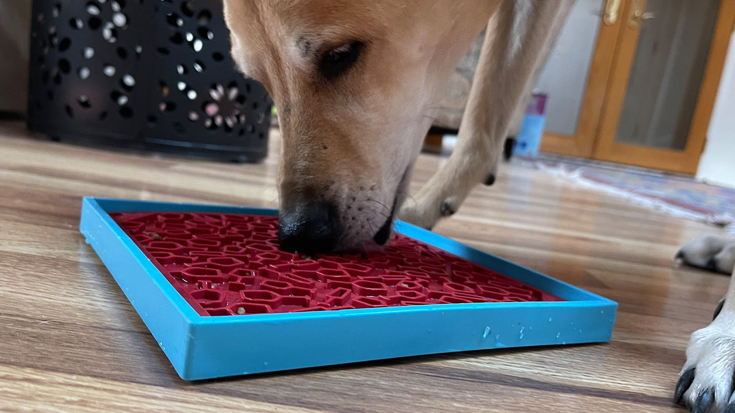SodaPup Vino Dog eMat Enrichment Lick Mat Dogs Cats | Wine-Inspired Design|