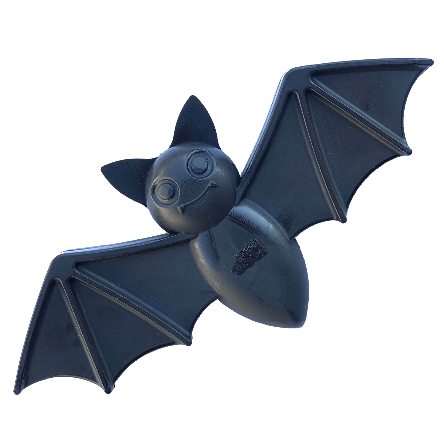 SodaPup Vampire Bat Nylon Dog Chew Toy Aggressive Chewers | USA Made & FDA Compliant Medium Black