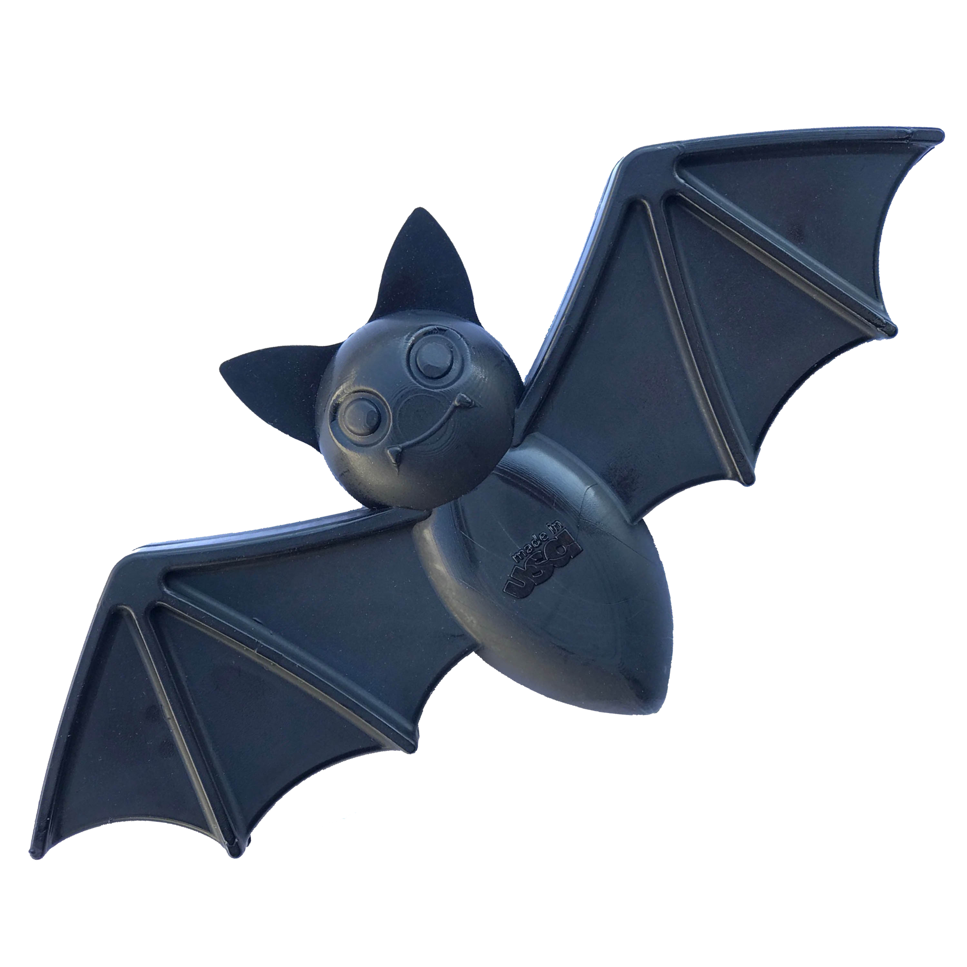 SodaPup Vampire Bat Nylon Dog Chew Toy Aggressive Chewers | USA Made & FDA Compliant Medium Black