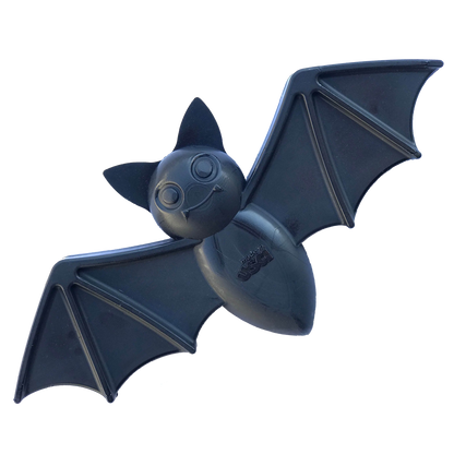 SodaPup Vampire Bat Nylon Dog Chew Toy Aggressive Chewers | USA Made & FDA Compliant Medium Black