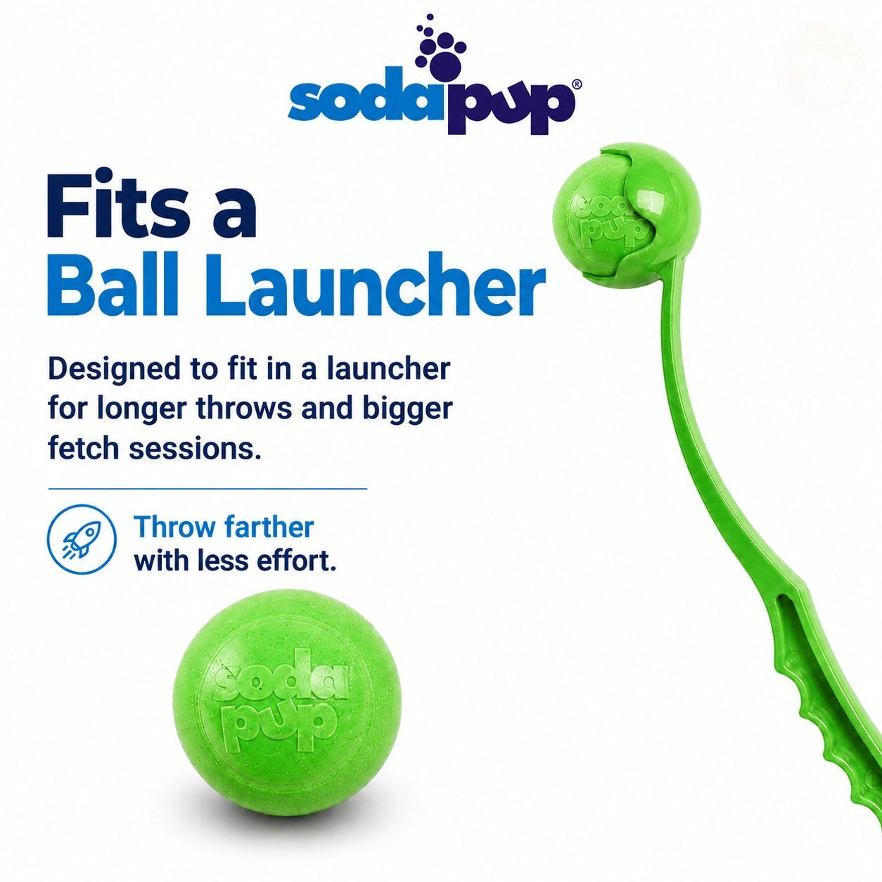 Glitter Ball 3-Pack Dog Toy | Soft PUP-X Rubber Floating Fetch Ball with Treat Dispenser | USA Made