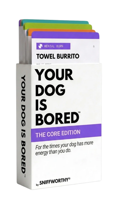 YOUR DOG IS BORED - 32 ENRICHMENT ACTIVITY CARD DECK - SodaPup/True Dogs, LLC