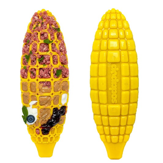 SodaPup Corn Cob Nylon Dog Toy Aggressive Chewers | USA Made