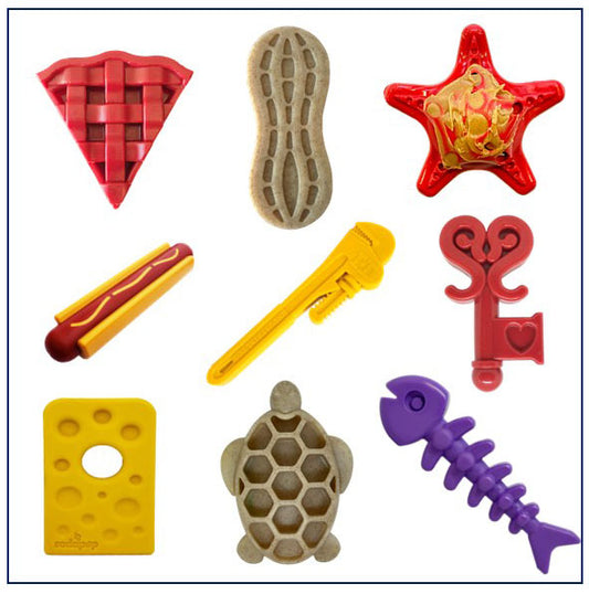 SodaPup Bulk Nylon Dog Chew Toys Daycares & Kennels | 10-Pack Cosmetic Seconds