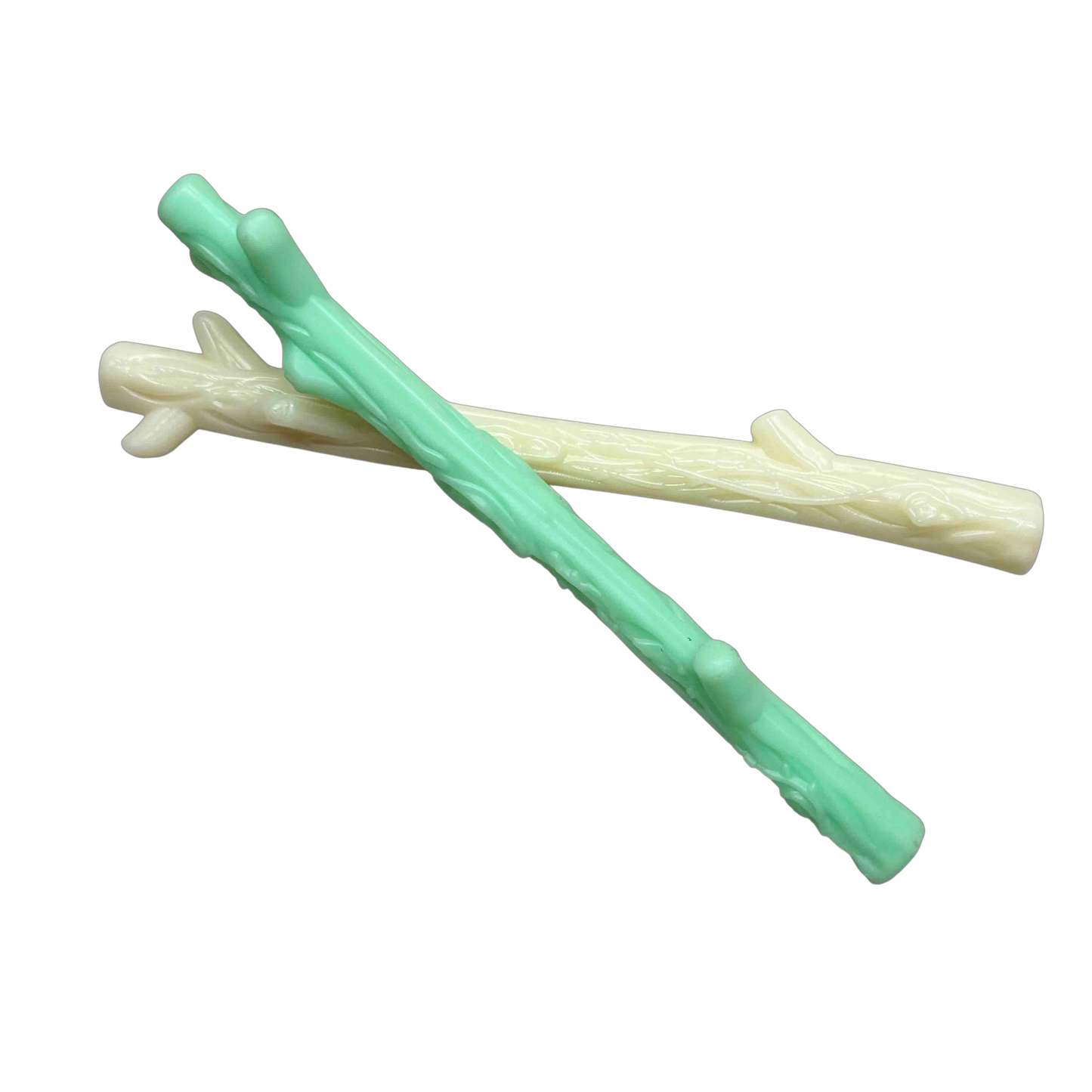 Glow in the Dark Dog Toy Bundle | Nylon Chew Stick + Rubber Retrieving Stick - SodaPup/True Dogs, LLC