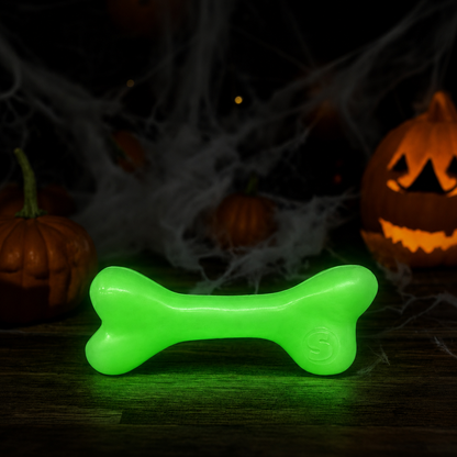 glow in the dark dog bone